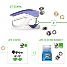 Outils pour oeillets Vario Creative Tool Prym - Ma Petite Mercerie