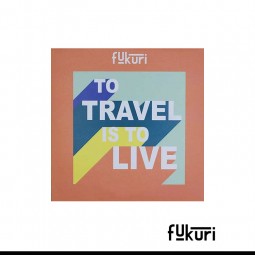 Kit de canevas To travel is to live - Fukuri