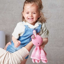 Kit de crochet - Baby blankies Lapin