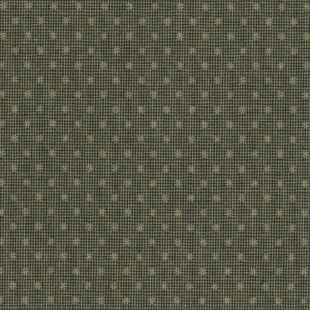 Tissu japonais coton épais - Marron dièze au carré