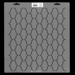 Stencil de patchwork - Net pattern