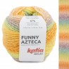 Funny azteca de Katia : Couleurs - 203 - Dégradé Rose bleu jaune