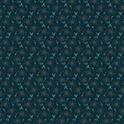 Tissu fantaisie - Willow Hollow - Pear orchard Black blue