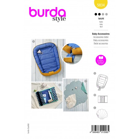 Burda 5834 - Kit d'accessoires pour bébé