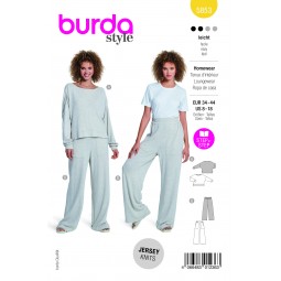 Burda 5853 - Ensemble homewear