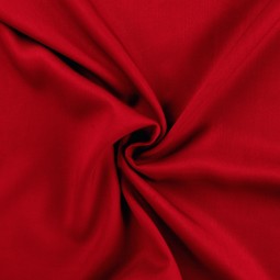 Tissu Twill Viscose - Rouge
