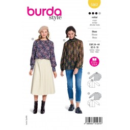 Burda 5862 - Blouse à manches raglan