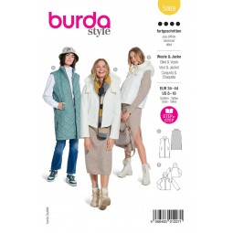 Burda 5869 - Gilet et veste matelassé