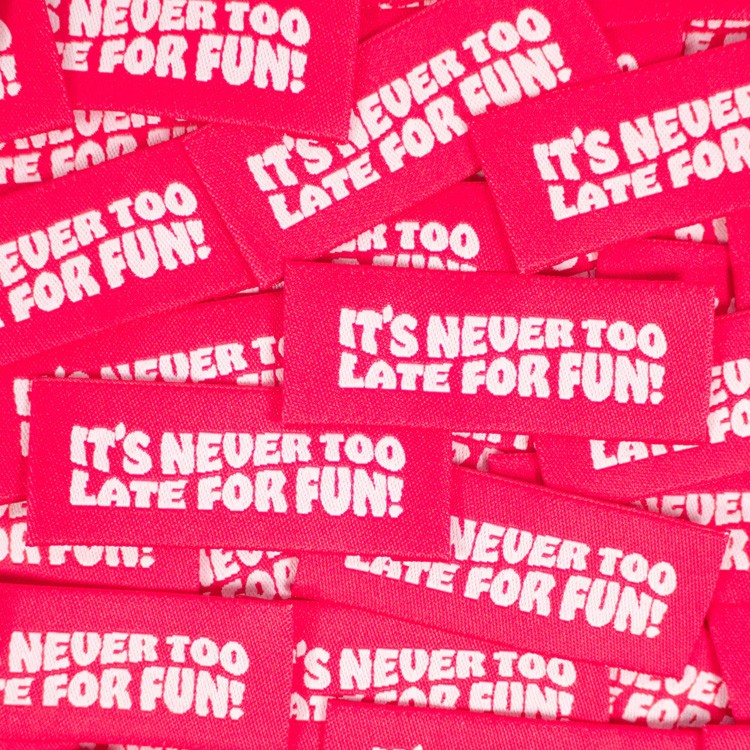 Étiquettes fantaisies Ikatee - It's never too late for fun