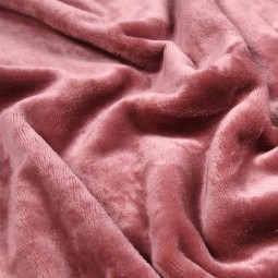 Tissu polaire doudou - Marsala