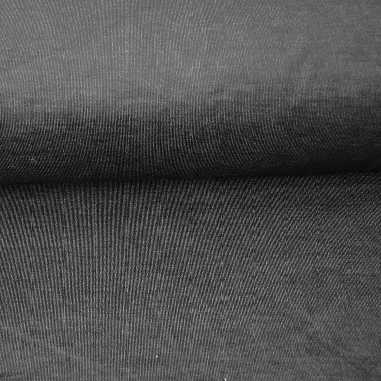 Tissu velours côtelé milleraies - Denim noir extensible