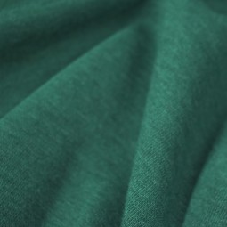 Tissu jersey sweat chiné - vert infini