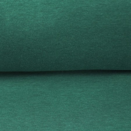 Tissu jersey sweat chiné - vert infini
