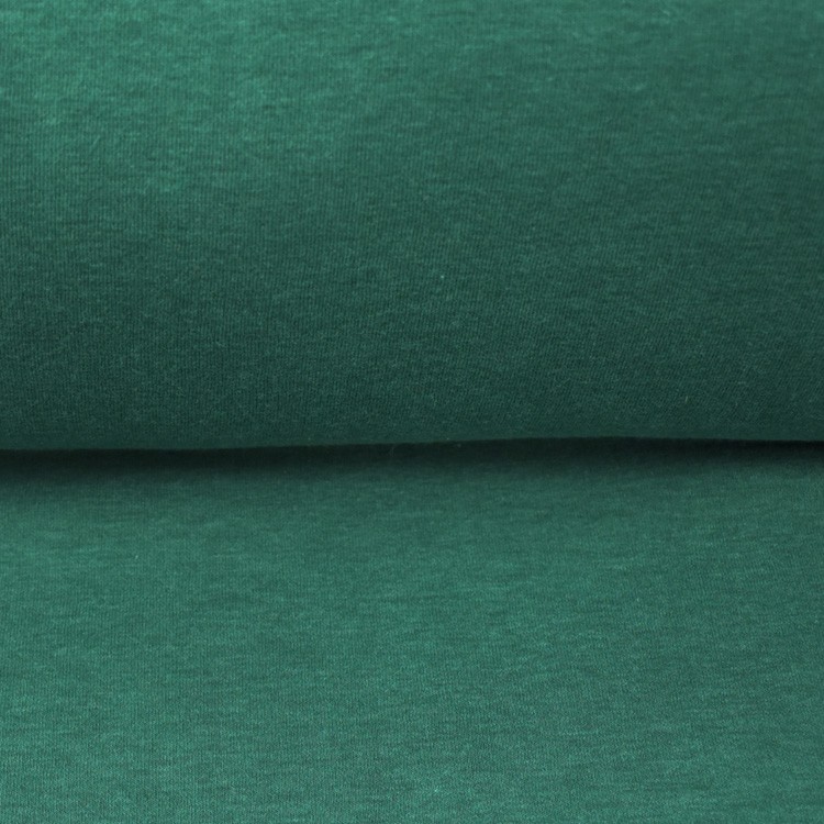 Tissu jersey sweat chiné - vert infini