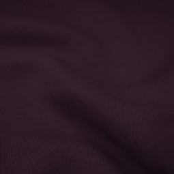 Tissu jersey sweat uni - Aubergine