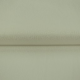 Tissu polyester - Flocons écru
