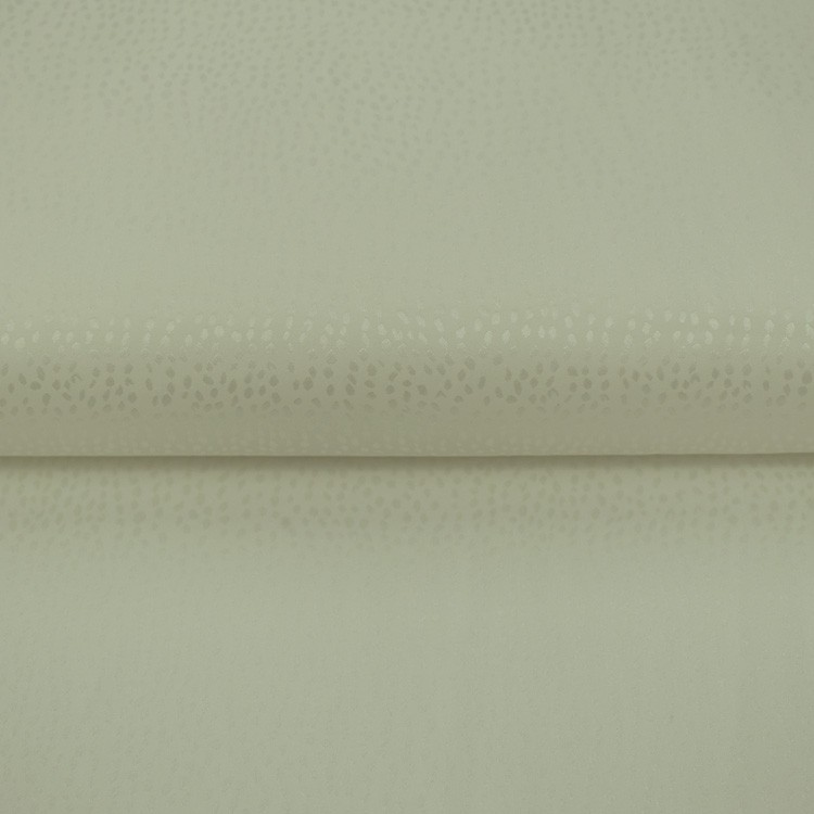 Tissu polyester - Flocons écru