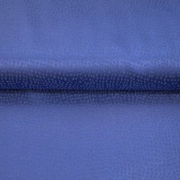 Tissu polyester - Flocons bleu roi