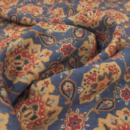 Tissu Viscose - indie violet cashmire