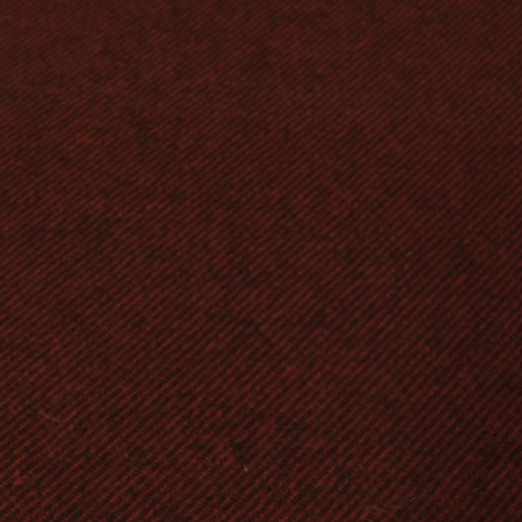 Tissu lainage - sergé rouge et noir