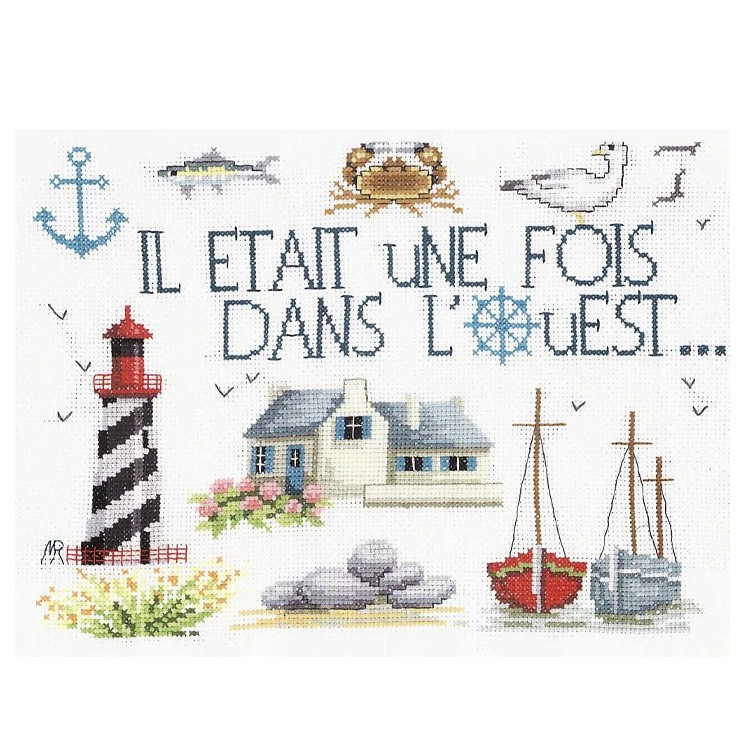 Fiche de broderie Martine Rigeade - Il était une fois dans l'ouest