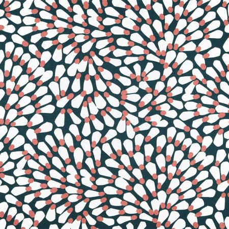Tissu coton enduit - Odeon sapin Tissu coton enduit - Odeon sapin