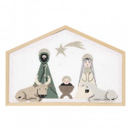 Cadre décoratif pour broderie - Paysage