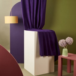 Tissu Atelier Brunette - Gabardine Majestic purple