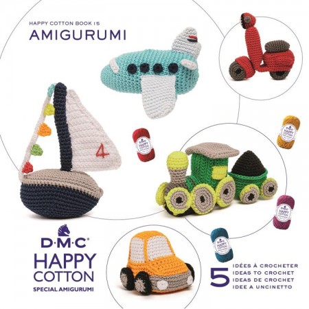 Livre DMC Happy Cotton Book - Amigurumi véhicules