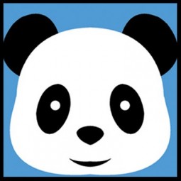 Kit de canevas Margot de Paris - Tête de panda