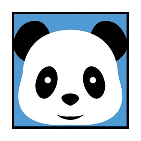 Kit de canevas Margot de Paris - Tête de panda