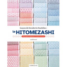 Livre - Leçon de broderie Sashiko : Le hitomezashi