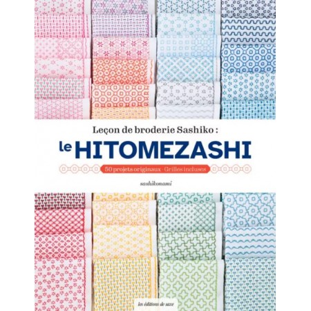 Livre - Leçon de broderie Sashiko : Le hitomezashi