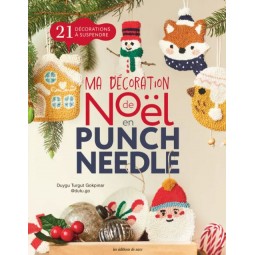 Livre - Ma décoration de Noël en punch needle
