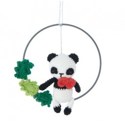 Kit de crochet - Festive panda - CAL Noël Ricorumi