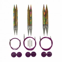 Set d'aiguilles circulaires KnitPro Chunky symphonie 