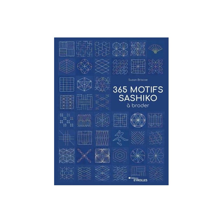 Livre - 365 motifs sashiko à broder