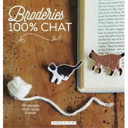 Livre - Broderies 100% Chat