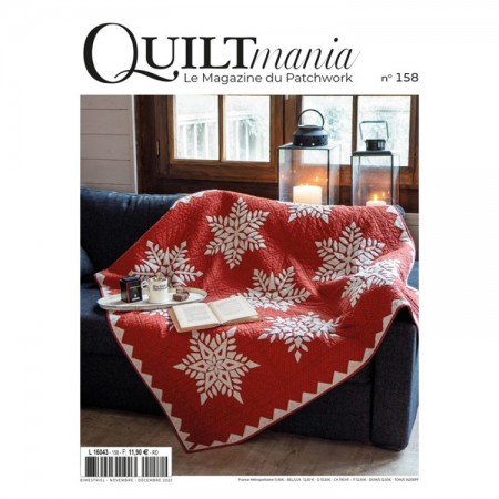 Magazine - Quiltmania n°158 Novembre / Décembre 2023