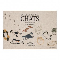 Livre - Broderies de chats