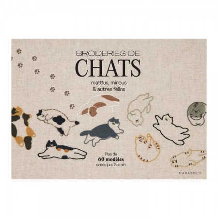 Livre - Broderies de chats