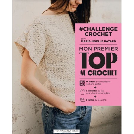 Livre - Challenge crochet, mon premier top