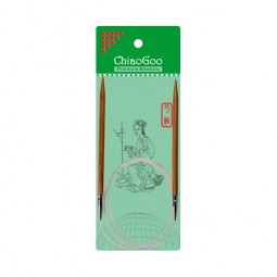 Aiguilles circulaires fixes 80cm en bambou Chiaogoo