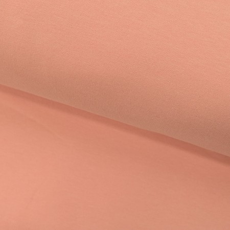 Tissu sweat - Soft sweat Pêche