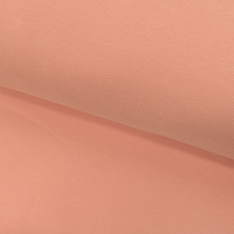 Tissu sweat - Soft sweat Pêche