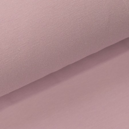 Tissu jersey biologique - Rose lilas