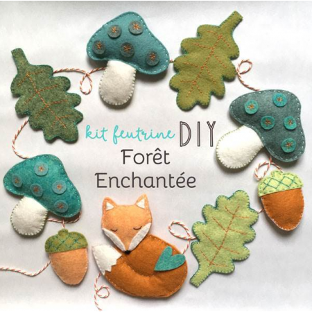 Kit de feutrine - Forêt Enchantée