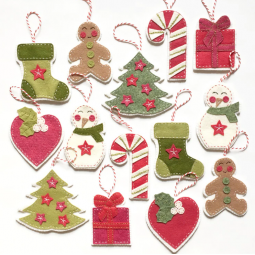 Kit de feutrine - Happy Noël