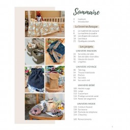 Livre - des cadeaux en couture sans patrons