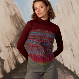 Kit de tricot - Châle Lily - Orion
